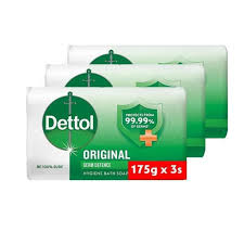 DETTOL SOAP ORIGINAL 165G 3S