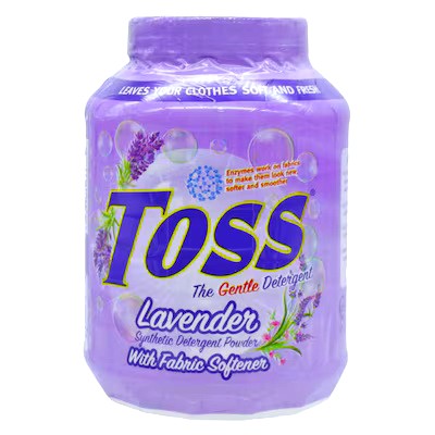 TOSS WASHING POWDER 1KG LAV. (JAR)