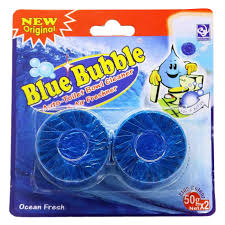 BLUE BUBBLE T/CLEANER O/FRESH (2X50G) 100G
