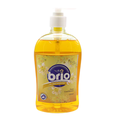 BRIO PURE CONFIDENCE ANTIBAC H/WASH 500ML