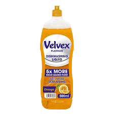 VELVEX D/WASHING LQD ORANGE 500ML 