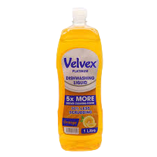 VELVEX D/WASHING LQD ORANGE 1L