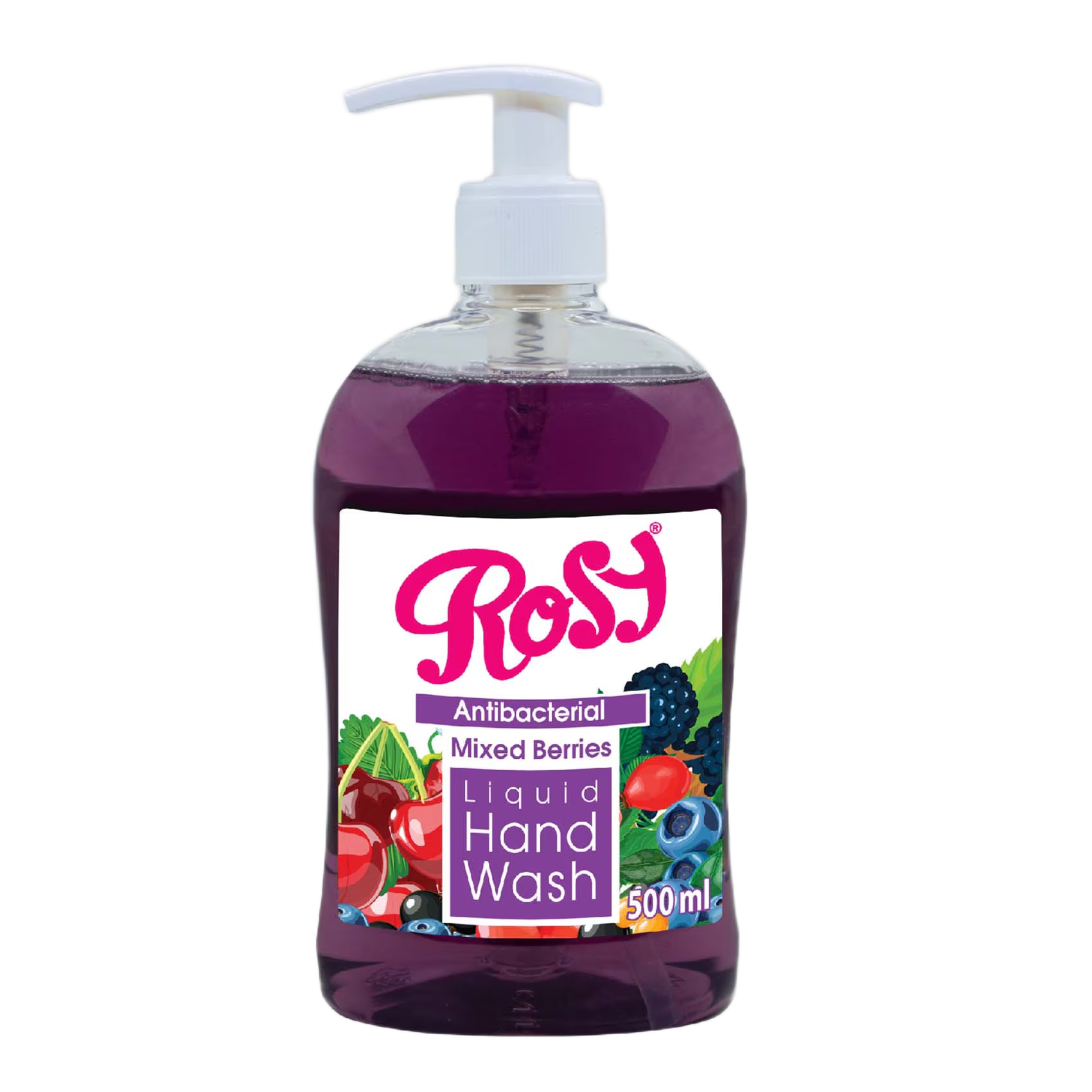 ROSY H/WASH LQD MIX BERRIES 500ML