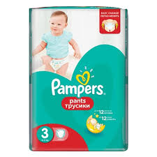 PAMPERS PANT #3 JUMBO MIDI 3*58