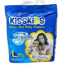 KISSKIDS DIAPERS 0705 LARGE H-C 40PCS