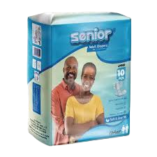 SENIOR CARE ADULT DIAPERS LARGE