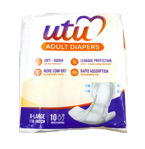 UTU ADULT DIAPERS X - LARGE 