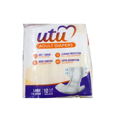 UTU ADULT DIAPERS LARGE 