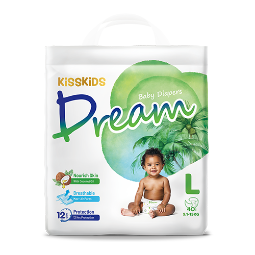 KISSKIDS BABY DIAPERS DREAM H /L 40