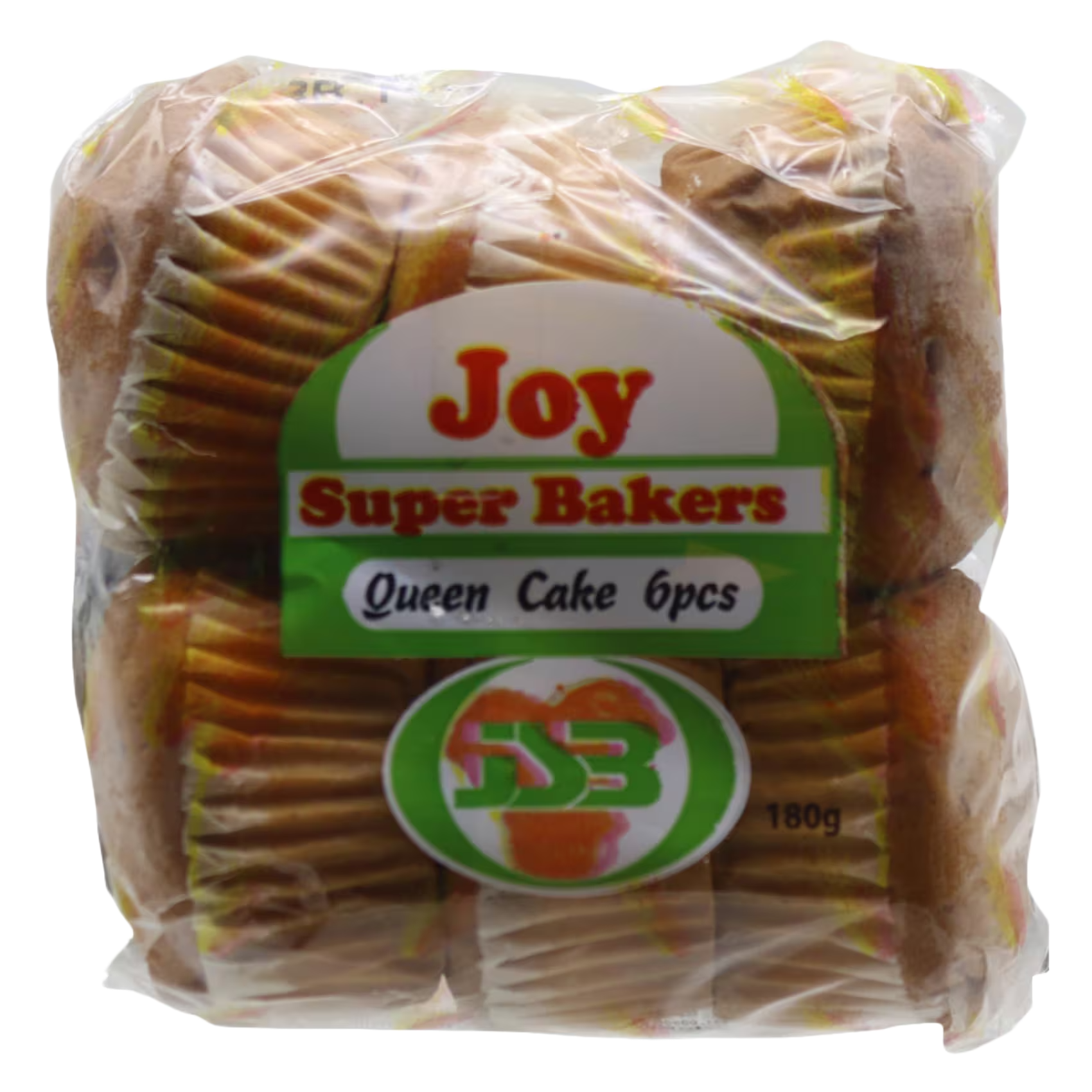 QUEEN CAKE 6 PACK 180G J/SUPER