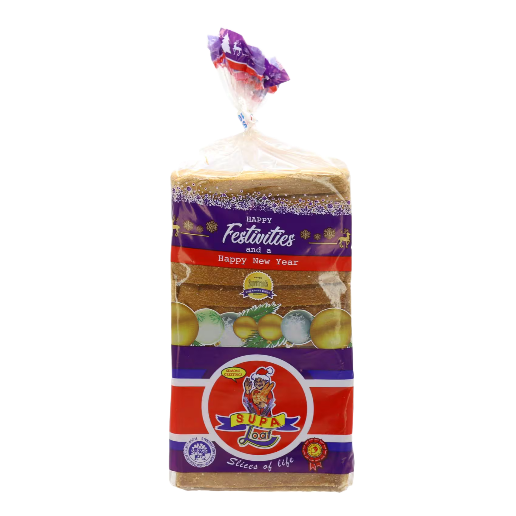 SUPA LOAF WHITE BREAD CT 400G