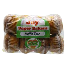 MUFFIN CAKE PLAIN 8 PACK 400G J/SUPER