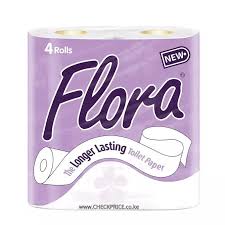 FLORA WHT T/PAPER 4S UNWRAPPED