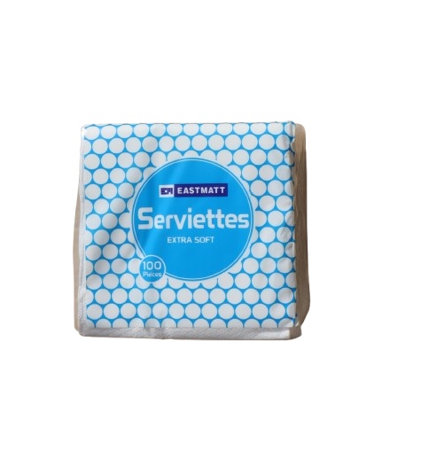 EASTMATT SERVIETTES WHITE