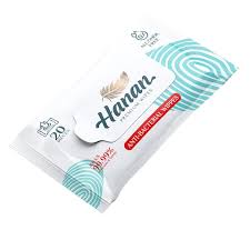 HANAN WET WIPE 20S ANTIBACTERIAL