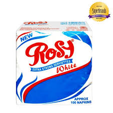 ROSY WHITE SERVIETTE 100S