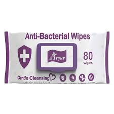 ARYUV ANTI-BACTERIAL WIPES 80S