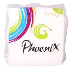 PHOENIX WHITE SERVIETTES 100S