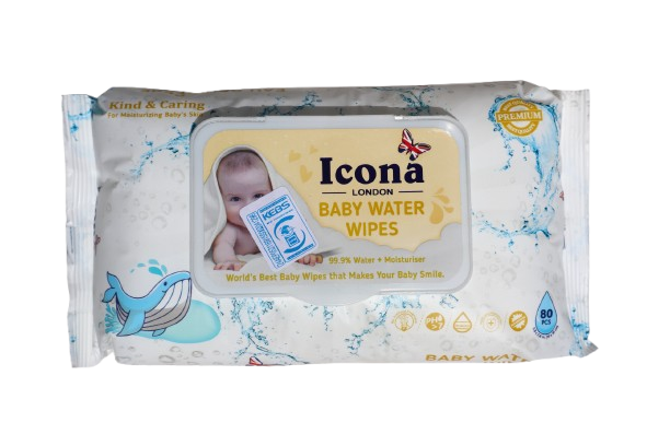 ICONA BABY WIPES KIND & CARING 80S