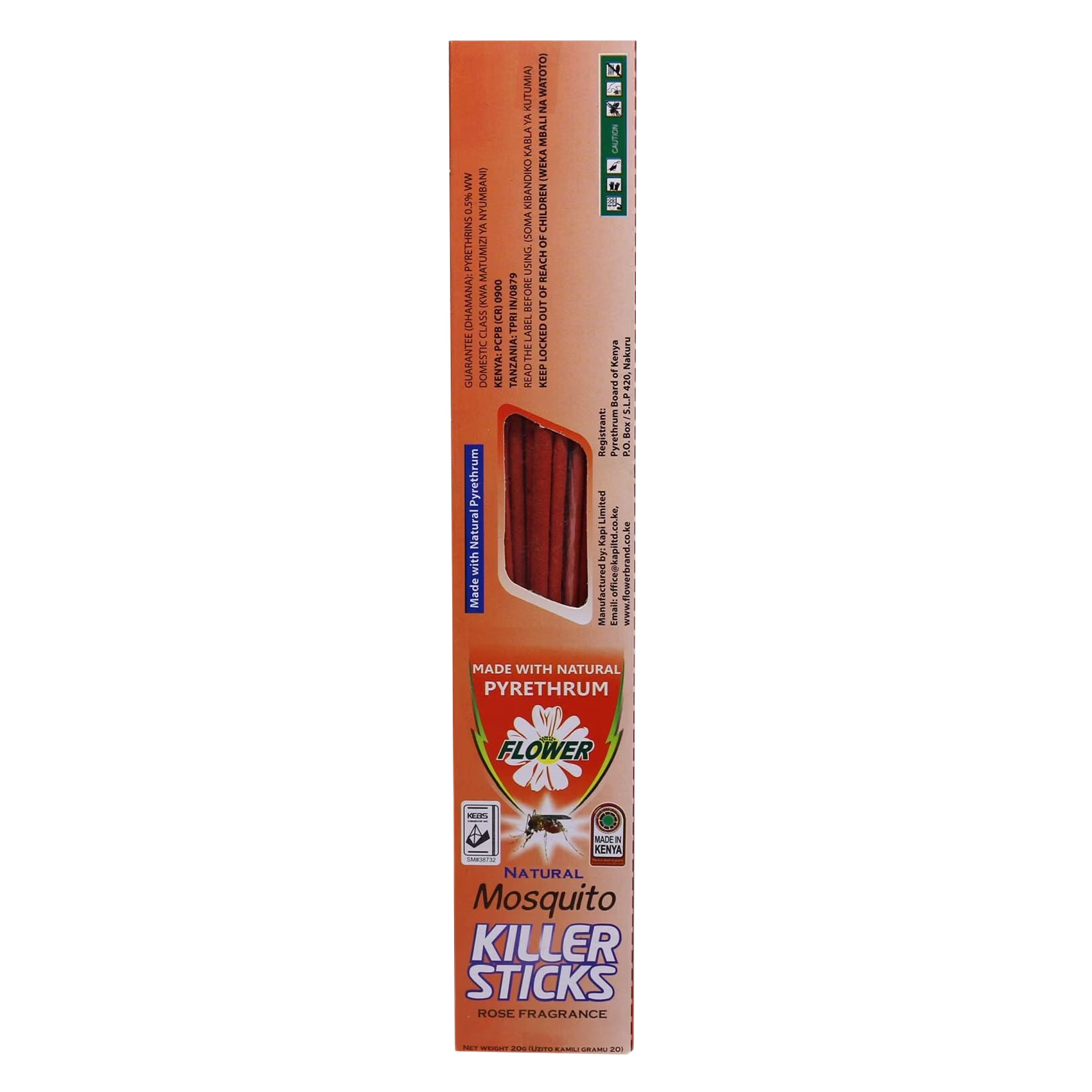 FLOWER MOSQUITO KILLER STICKS ROSE