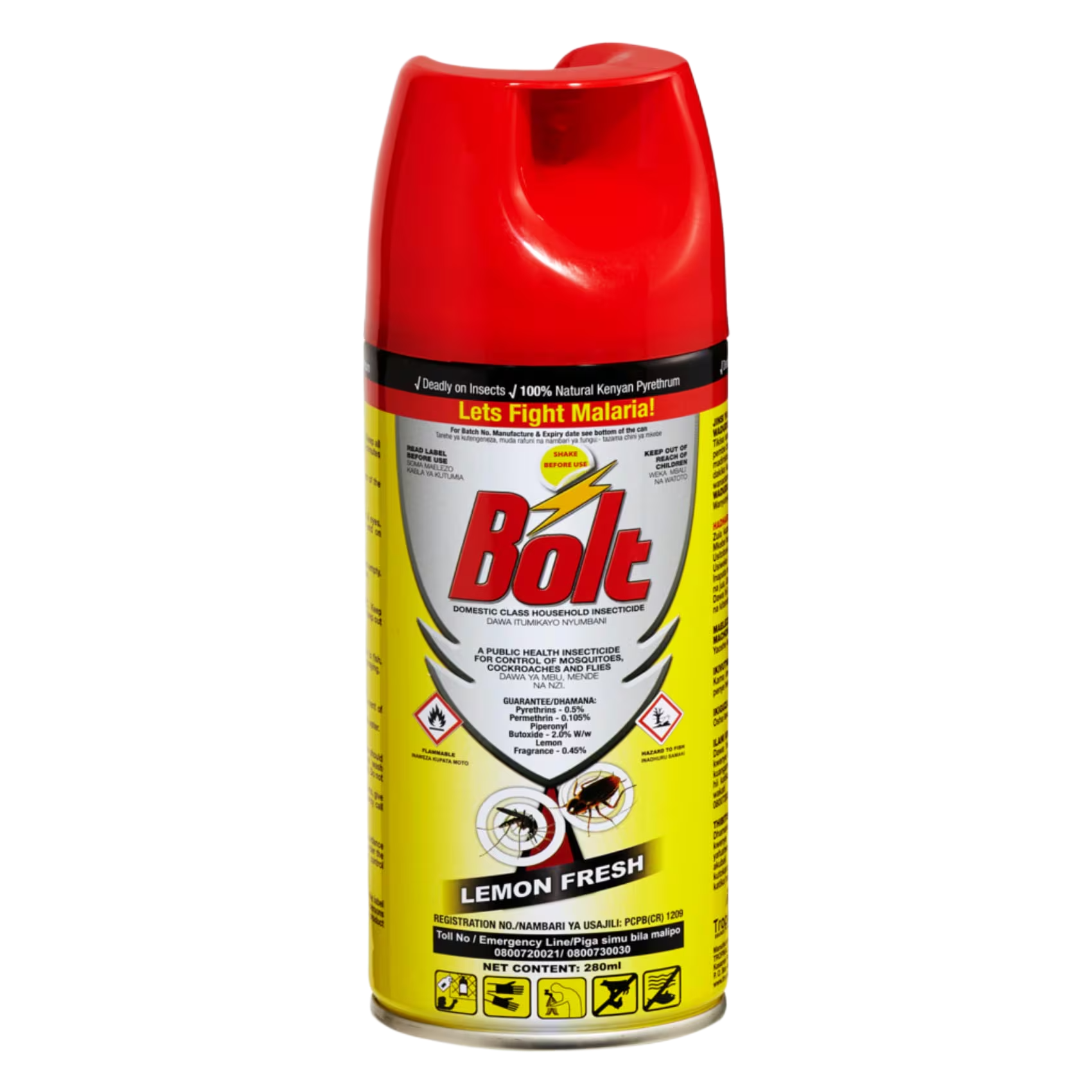BOLT LEMON FRESH 280ML