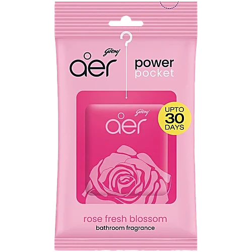 GODREJ AER POWER POCKET ROSE FRESH 10G