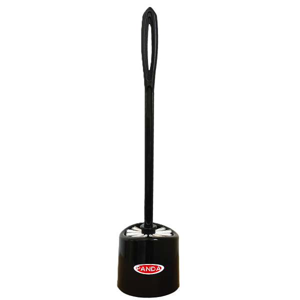 PANDA TOILET BRUSH W/HOLDER (BLACK) B3