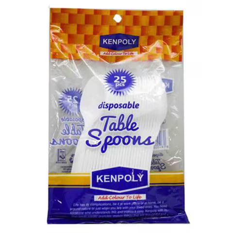 DISPOSABLE TABLE SPOON 25S
