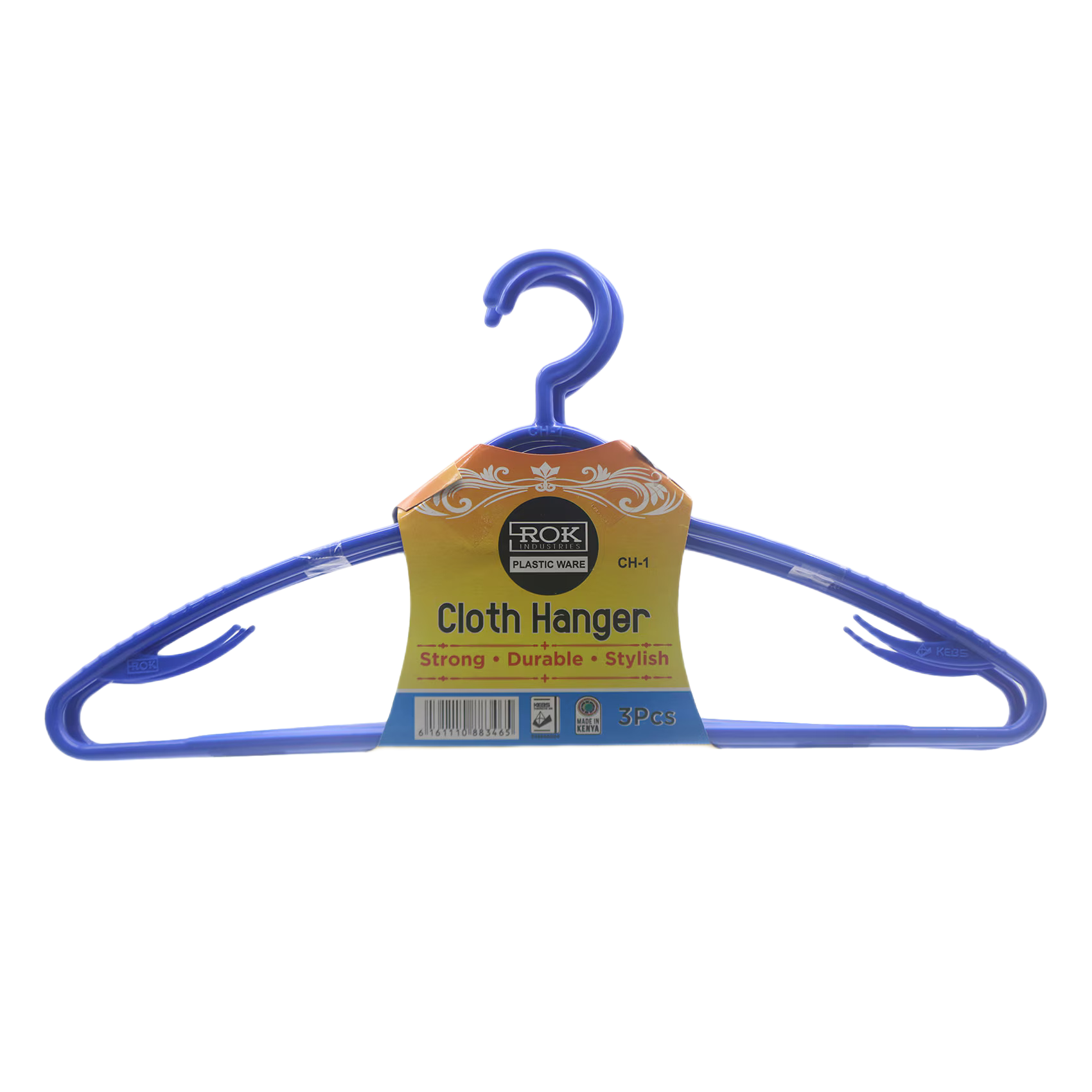 ROK PL CLOTH HANGERS 3PC SET CH-1