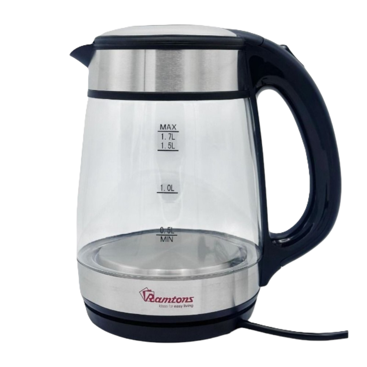 RAMTONS CORDLESS GLASS JUG KETTLE 1.7L RM/566
