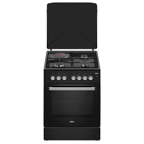 ORYX 60CM S/COOKER  3G+1E FF 3F BLK OST260U31E3BLE