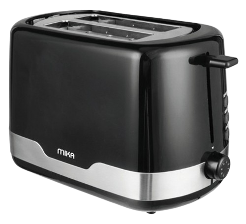 MIKA  2SLC TOASTER BLK&SS MTS2204
