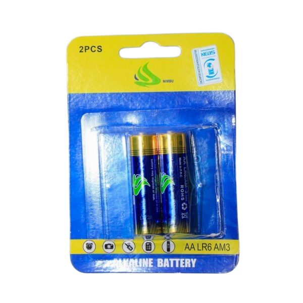 NIMBU ALKALINE BATTERY (AA LR6 AM3) 2PC