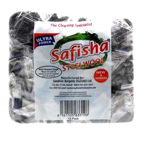 SAFISHA STEELWOOL 15G SAT 20X30 LOOSE