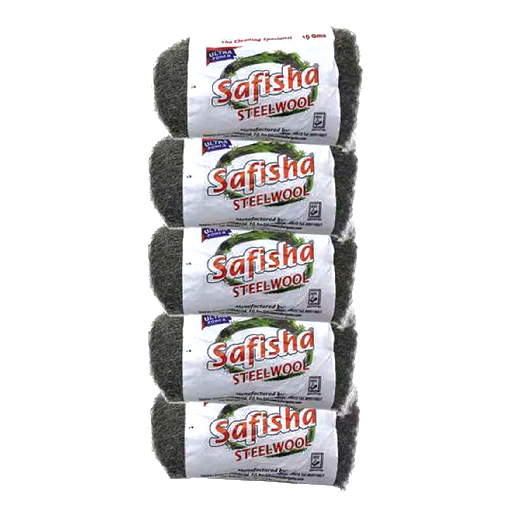 SAFISHA STEELWOOL 5PACK (5X15G)