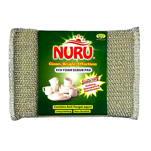 NURU SCRUB PAD ECO FOAM 1 PACK