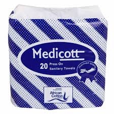 MEDICOT MATERNITY PADS REG 20S