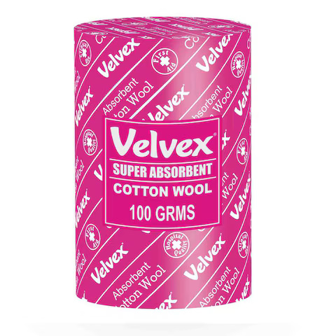 VELVEX COTTON WOOL 100G