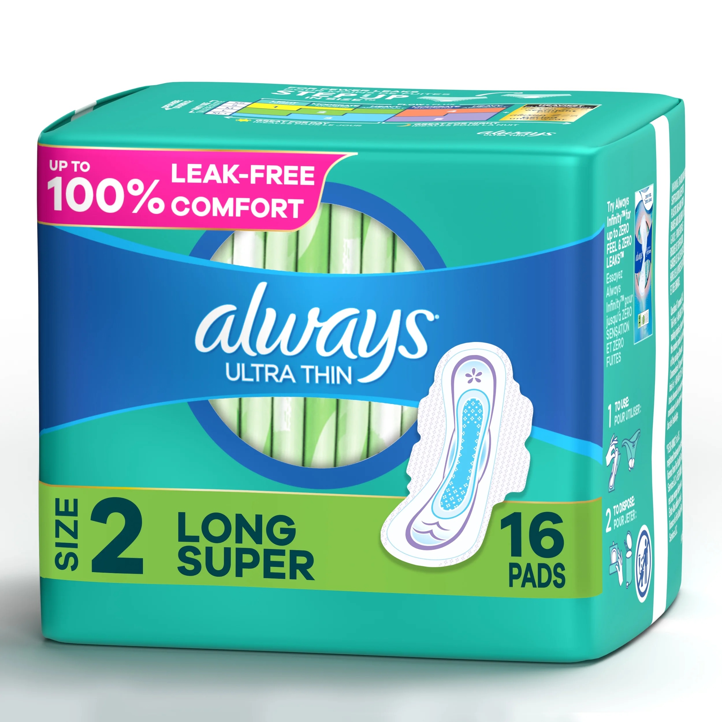 ALWAYS EXTRA LONG 16X7/24X7 UNSCENTED