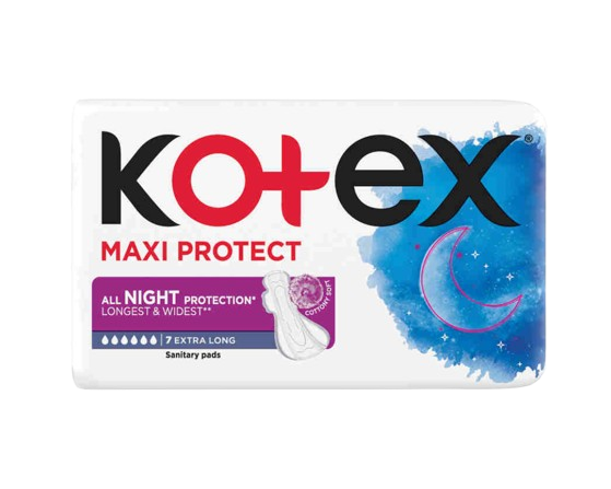 KOTEX MAXI PADS EXTRA LONG P7 X 16