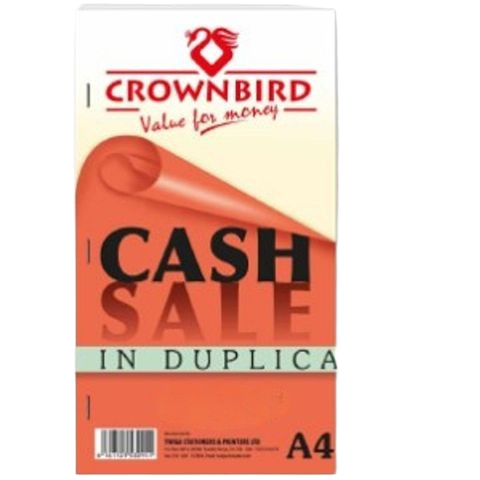 CROWNBIRD CASH SALE BK A4 12 ON P