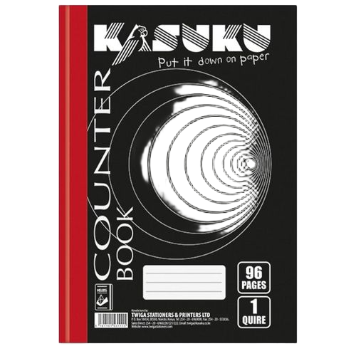 KASUKU COUNTER BOOK 1 QUIRE A4