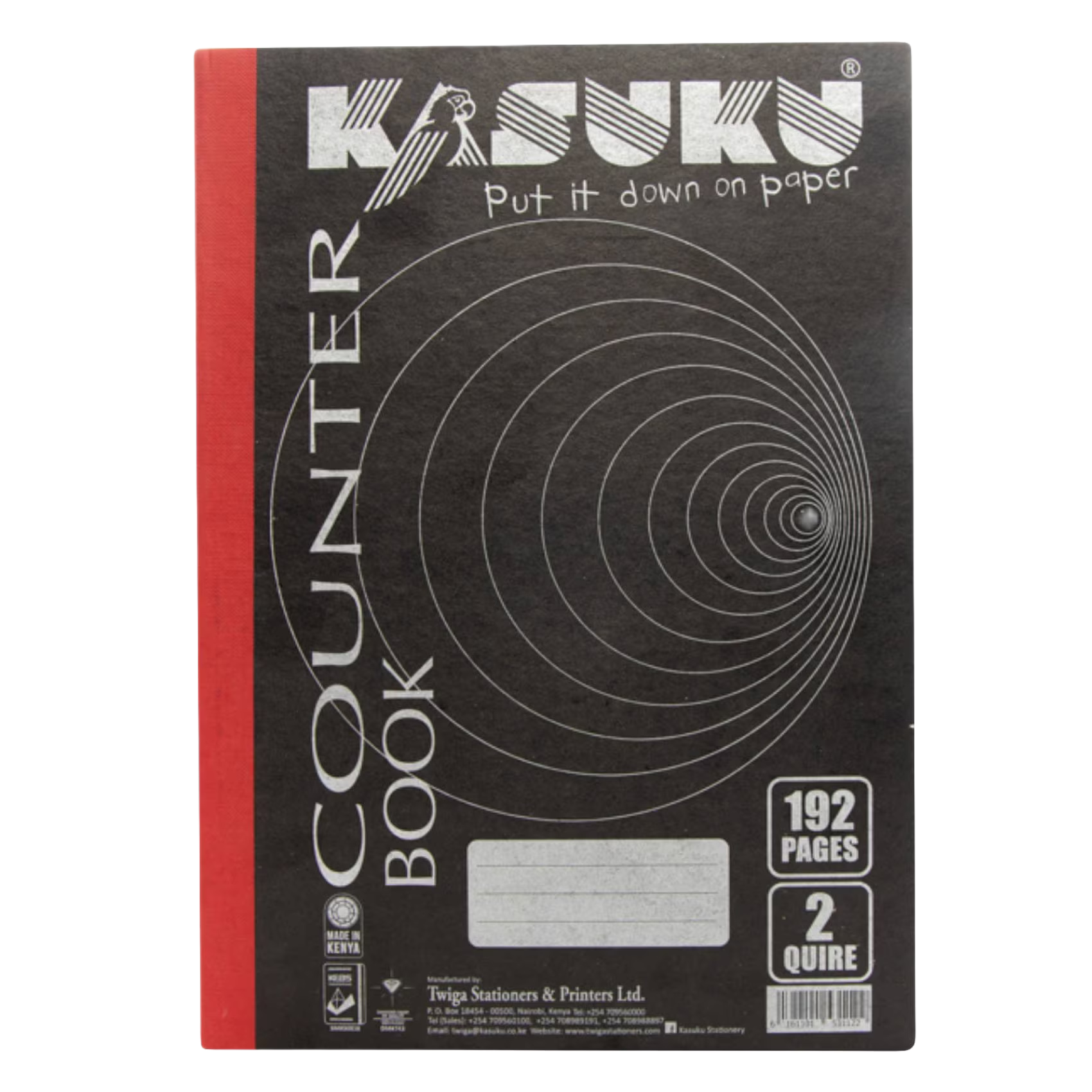 KASUKU COUNTER BOOK 2 QUIRE A4