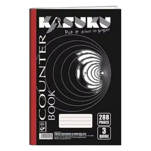 KASUKU COUNTER BOOK 3 QUIRE A4