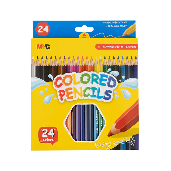 M&G COLOR PENCIL 24COLORS 34367