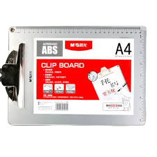 M&G CLIP BOARD TRANSPARENT A4 929WH