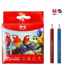 M&G COLOR PENCIL MINI 12 COLORS Q5101