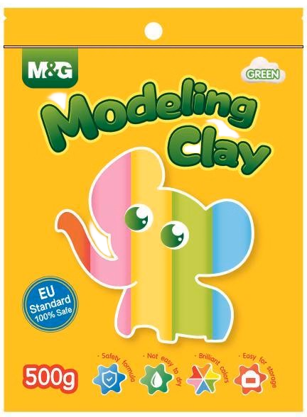 M&G MODELLING CLAY 500G 1-COLOR 04475