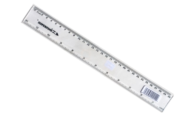 SUPERFINE RULER 30CM
