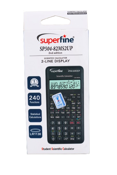 SUPERFINE CALCULATOR SP504-82MS2UP